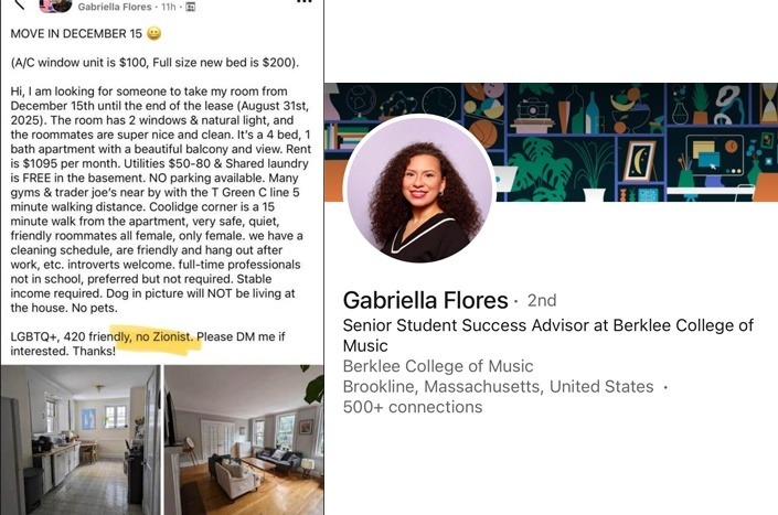 Berklee Must Cut Ties with Antisemitic Staffer